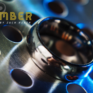 Ash and Ember Silver Curved Size 11 (2 Rings) by Zach Heath  - Trick