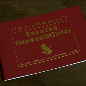 Ensuing Impuzzibilities by Jim Steinmeyer - Book