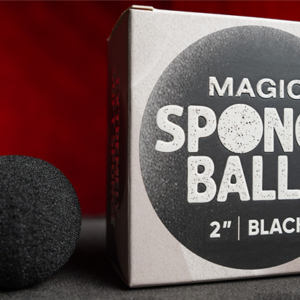 Magic Sponge Balls 4PK BLACK 2" by Murphy's Magic