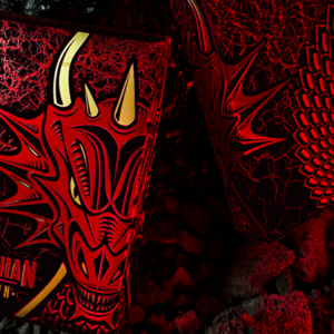 Draconian Crimson Playing Cards by Midnight Cards