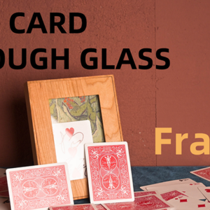 Real Card Through Glass (Frame) by Yang Lei